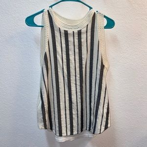 Striped beachy tank 🏝